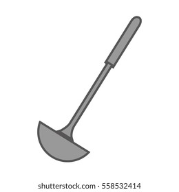 soup spoon kitchen tool isolated icon