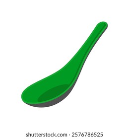 Soup Spoon, Kitchen Vector Illustration Isolated