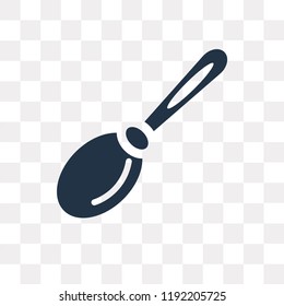 Soup Spoon vector icon isolated on transparent background, Soup Spoon transparency concept can be used web and mobile