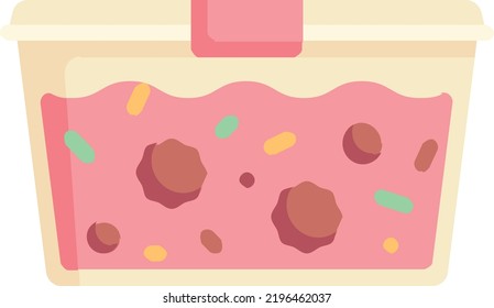 soup vector concept on white background. isolated illustration icon