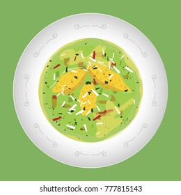 Soup vector design