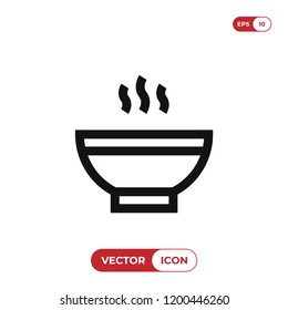 Soup vector icon