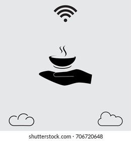 Soup vector icon
