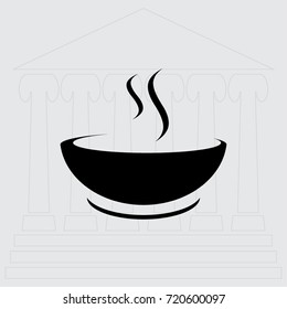 Soup vector icon