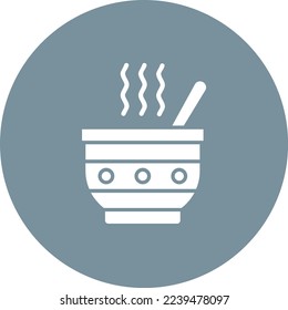 Soup vector icon. Can be used for printing, mobile and web applications.