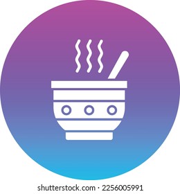 Soup vector icon. Can be used for printing, mobile and web applications.