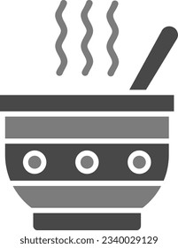 Icono de vector de sopa. Se puede usar para imprimir, móviles y aplicaciones web.