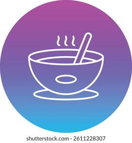 Soup vector icon. Can be used for printing, mobile and web applications.