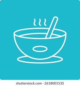 Soup vector icon. Can be used for printing, mobile and web applications.