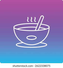 Soup vector icon. Can be used for printing, mobile and web applications.