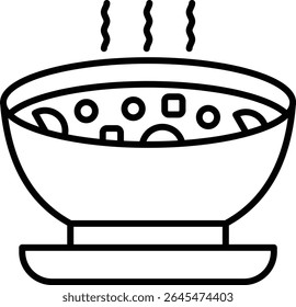 Soup vector icon. Can be used for printing, mobile and web applications.