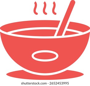 Icono de Vector de sopa. Se puede utilizar para aplicaciones de impresión, móviles y de Web.