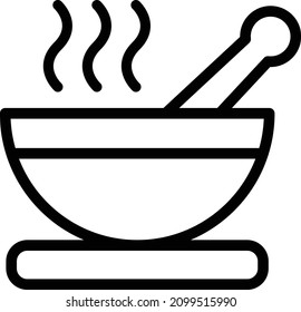 Soup Vector Icon Desing Illustration