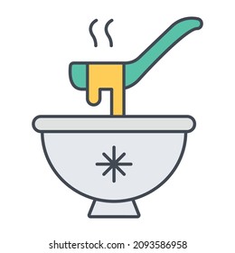 soup vector icon which can easily modify or edit
