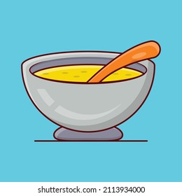 soup Vector illustration on a transparent background.Premium quality symmbols.Vector line flat icon for concept and graphic design.
