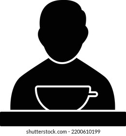 soup Vector illustration on a transparent background. Premium quality symmbols. Glyphs vector icons for concept and graphic design. 
