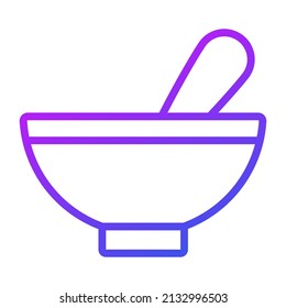 soup vector Line Icon. Simple Creative vector Line Icon