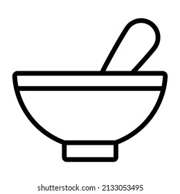 soup vector Line Icon. Simple Creative vector Line Icon