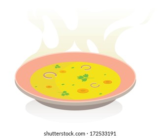 soup with vegetables