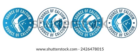 Source of calcium strong muscles bones. Strong healthy bones icon. Human health medical pictogram. Outline sign useful for packaging web graphic design. Medicine, healthcare concept.