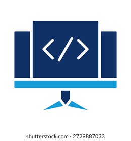 Source Code Icon Element for Design