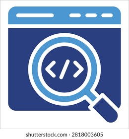 Source Code Icon Element For Design