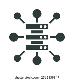 Source icon  vector illustration. Simple fill style	