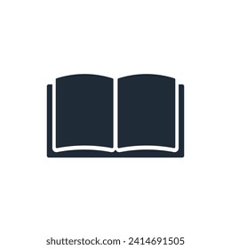 Source of knowledge. Book, magazine. Vector linear icon isolated on white background.