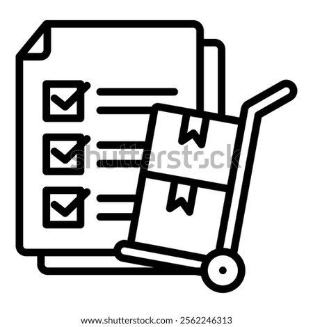 Sourcing Strategy Icon Element For Design