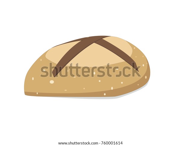 Sourdough Bread Illustration Stock Vector (Royalty Free) 760001614 ...