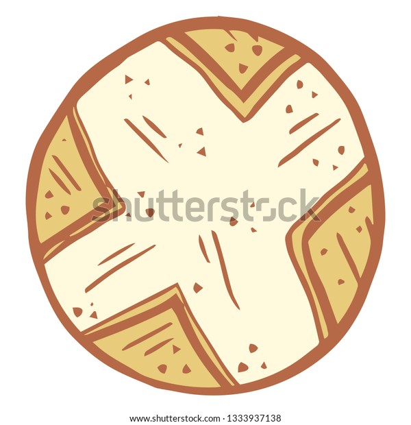 Sourdough Bread Loaf Stock Vector (Royalty Free) 1333937138 | Shutterstock