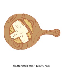Sourdough Bread Loaf with Paddle