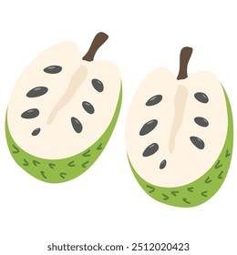 Soursop Annona muricata Fruta vegetal