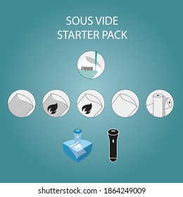 SOUS VIDE STARTER PACK ICONS
