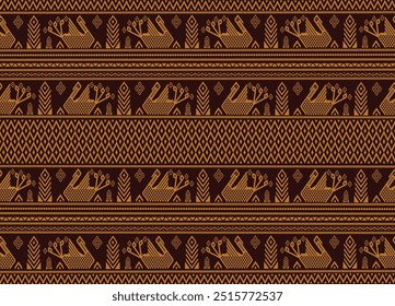 Diseño de patrones de abstracción del sudeste asiático animales y vida silvestre cisne, pájaros, dioses y pavo real. clásico, decorativo, animales, vida silvestre, étnico, africano, azteca, geométrico, alfombra, ropa.