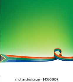 south africa background flag