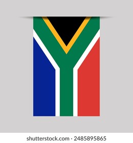 South Africa Banner Flag Vector Illustration