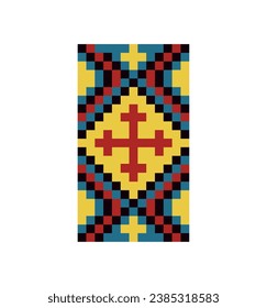 south africa beadwork style illustration