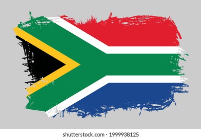 South Africa Country Flag Splash Free Stock Vector (Royalty Free ...