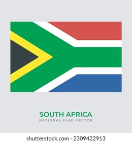 South Africa flag design, National flag of south Africa vector design file format eps