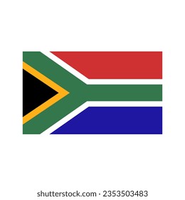 South Africa flag icon. Vector.