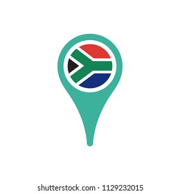 South Africa flag pointer 