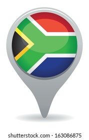 south africa flag pointer