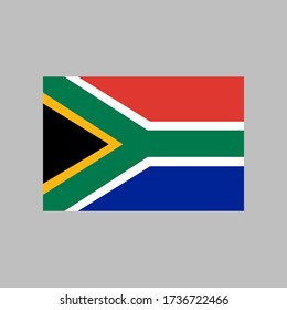 South Africa flag vector illustration in high quality for ui and ux, website or mobile application