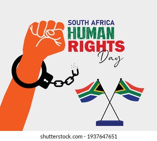 South Africa Human Rights Day National Stock Vector (Royalty Free ...