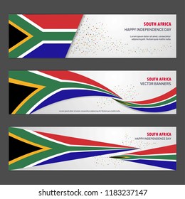 South Africa independence day abstract background design banner and flyer, postcard, landscape, celebration vector illustration