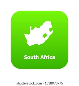 South africa map icon. Simple illustration of south africa map vector icon for web