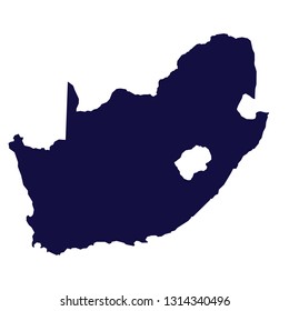 South Africa Map Vector