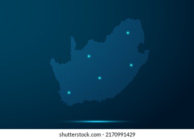 South Africa Map World Map Vector Stock Vector (Royalty Free ...