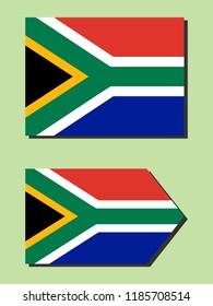 South Africa national flag 